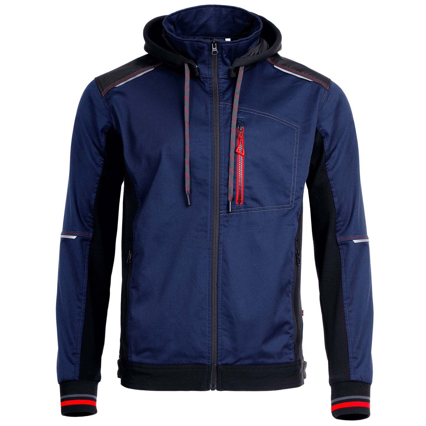 Work jacket REVOLT 4STRETCH NAVY BLUE/BLACK/RED - 1