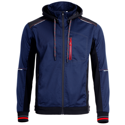 Work jacket REVOLT 4STRETCH NAVY BLUE/BLACK/RED - 1