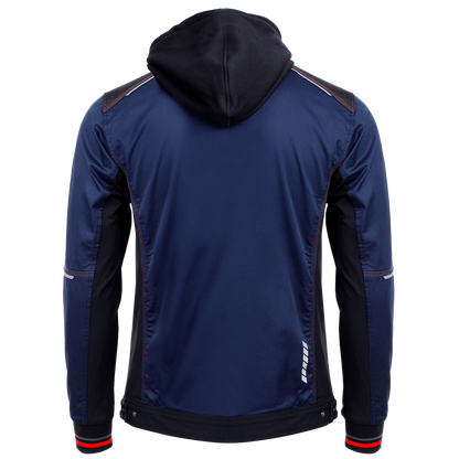 Work jacket REVOLT 4STRETCH NAVY BLUE/BLACK/RED - 3