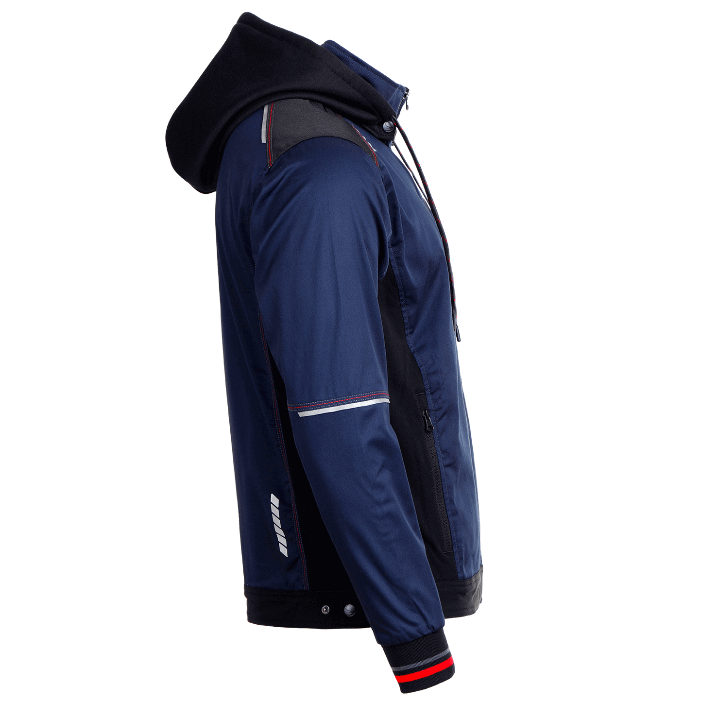 Work jacket REVOLT 4STRETCH NAVY BLUE/BLACK/RED - 4