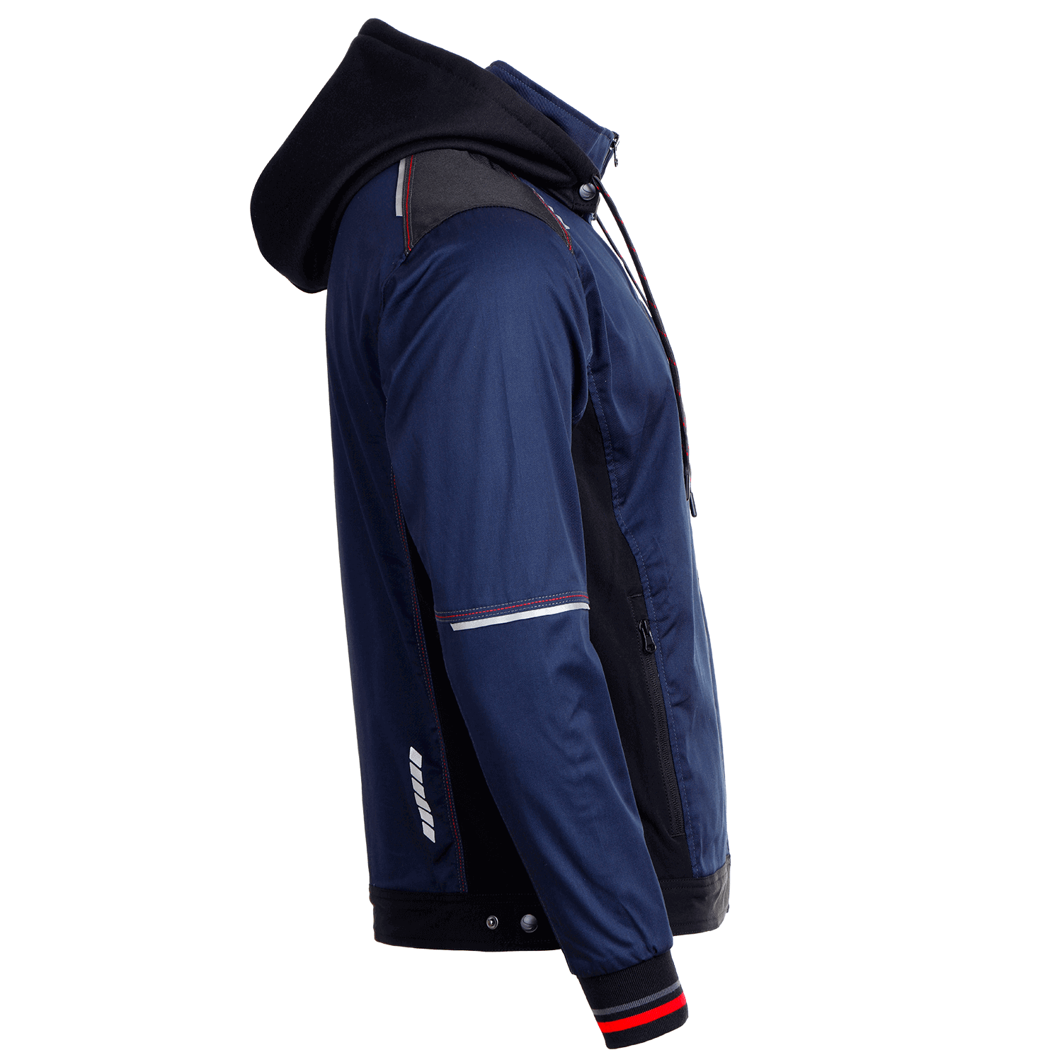 Work jacket REVOLT 4STRETCH NAVY BLUE/BLACK/RED - 4