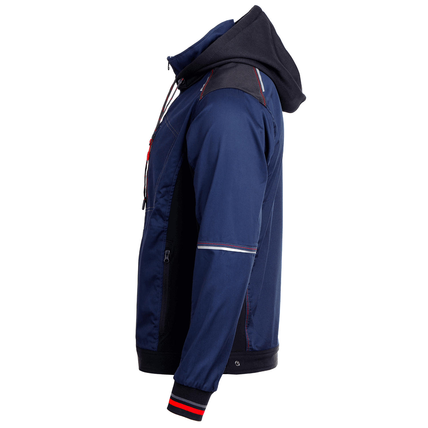 Work jacket REVOLT 4STRETCH NAVY BLUE/BLACK/RED - 5