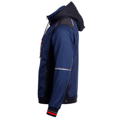 Work jacket REVOLT 4STRETCH NAVY BLUE/BLACK/RED - 5