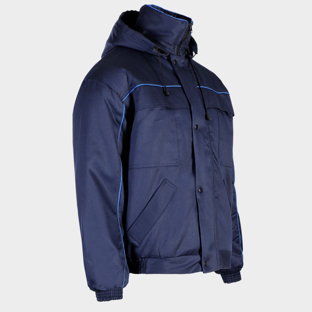 Работно яке ZETA5 COTTON BLUE - 3