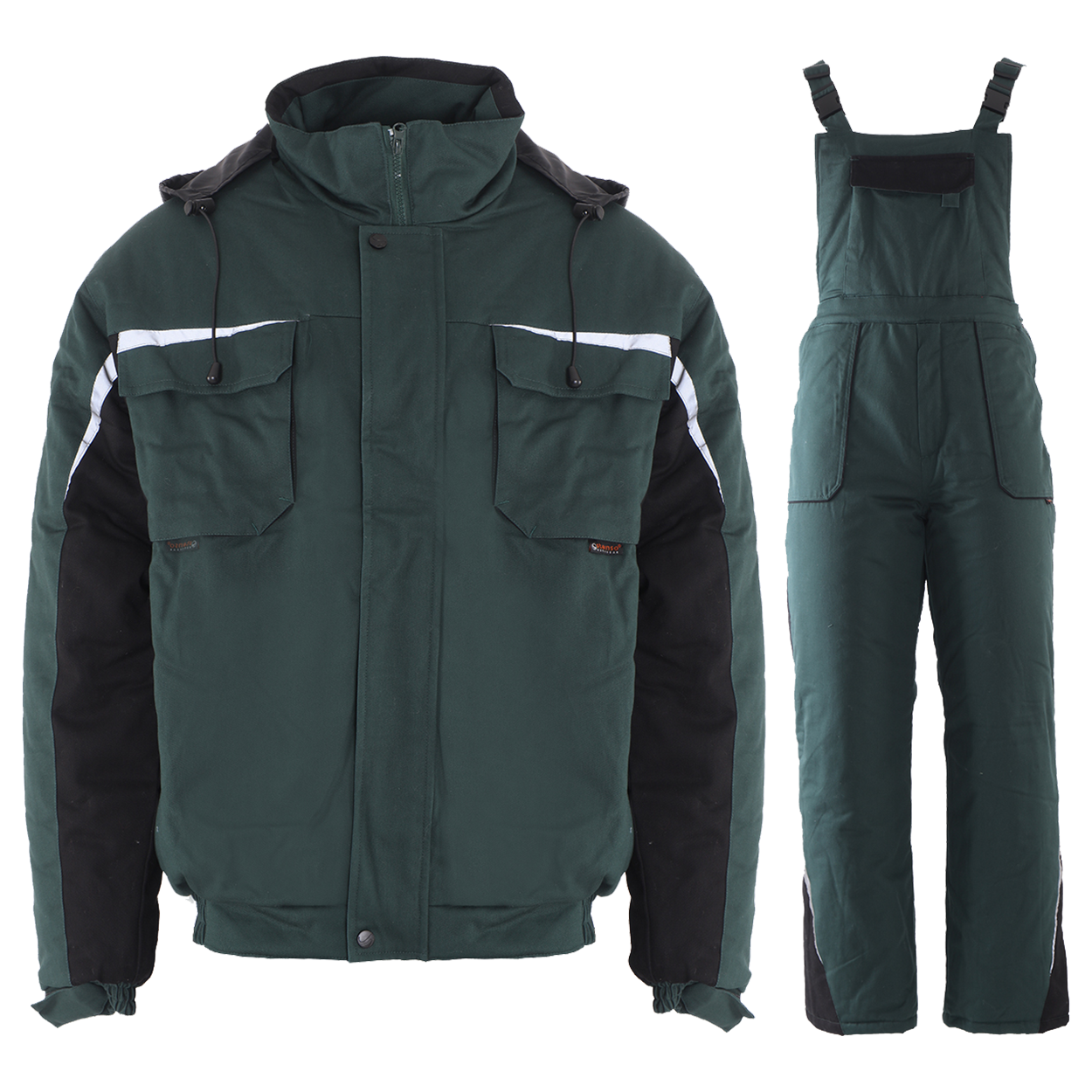 Σετ εργασίας KASTOR WINTER GREEN COTTON - 1