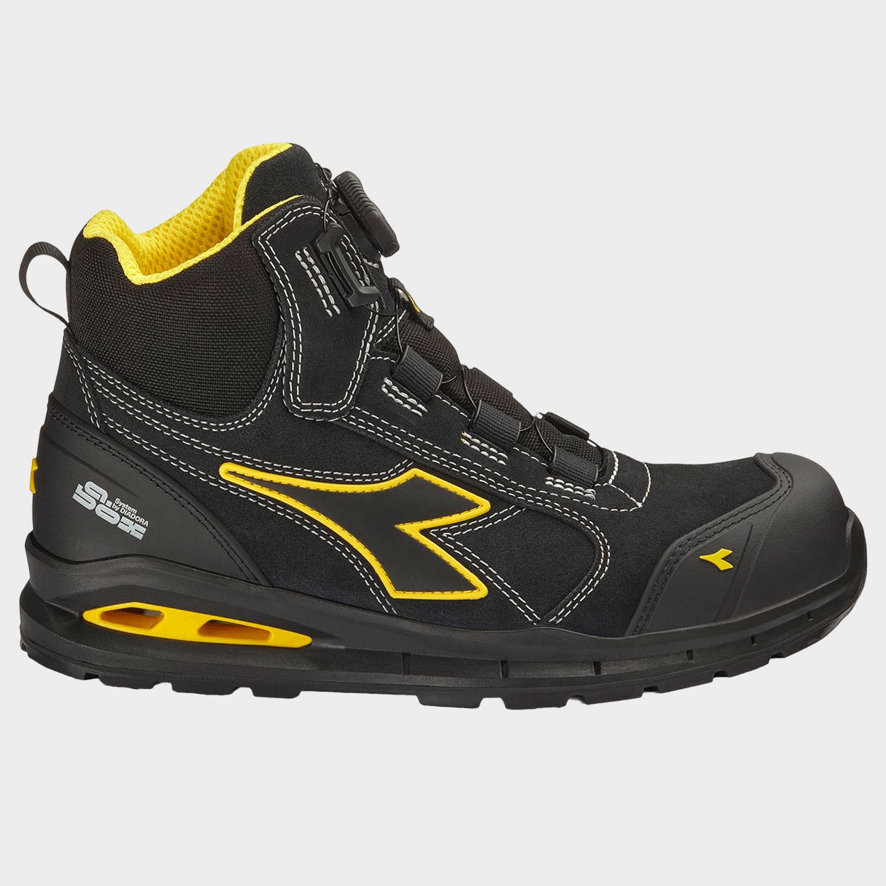 Work shoes DIADORA RUN A.BOX MSTR BOA MID S3S FO SR SC ESD BLACK - 1