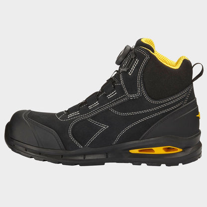 Work shoes DIADORA RUN A.BOX MSTR BOA MID S3S FO SR SC ESD BLACK - 6