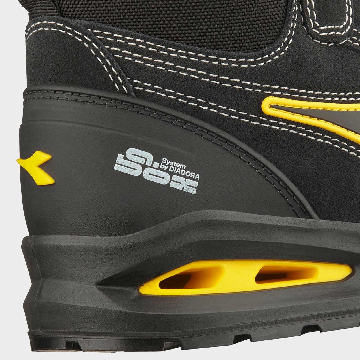 Work shoes DIADORA RUN A.BOX MSTR BOA MID S3S FO SR SC ESD BLACK - 7