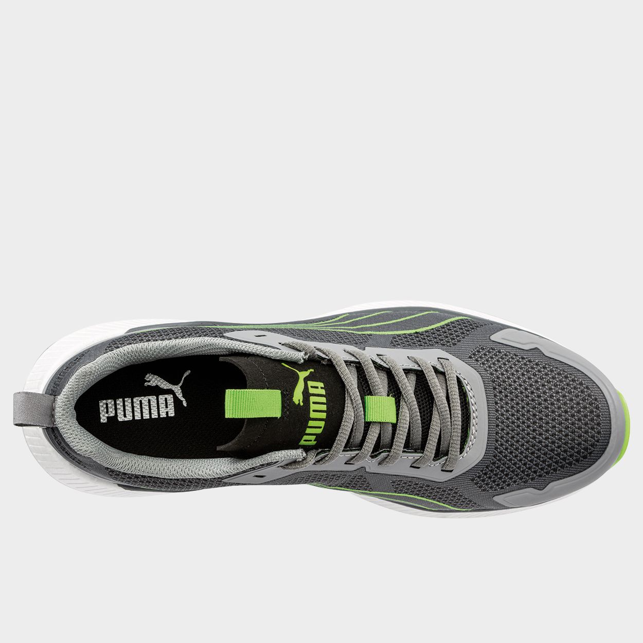 Încălțăminte de protecție PUMA SLIDE GREY/GREEN S1PS ESD FO HRO SR - 4