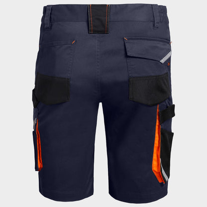 Pantaloni scurți de lucru Kastor Stretch DARK BLUE/RED - 2