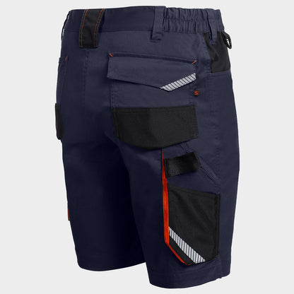 Pantaloni scurți de lucru Kastor Stretch DARK BLUE/RED - 3