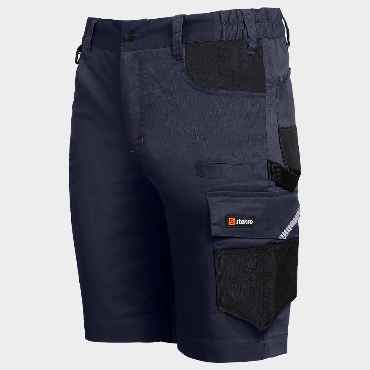 Pantaloni scurți de lucru Kastor Stretch DARK BLUE/RED - 4