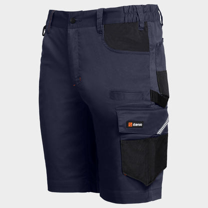 Pantaloni scurți de lucru Kastor Stretch DARK BLUE/RED - 4