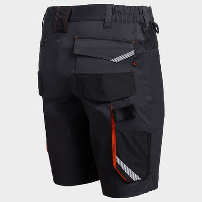 Работен къс панталон Kastor Stretch GREY/ORANGE - 3