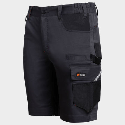 Работен къс панталон Kastor Stretch GREY/ORANGE - 4