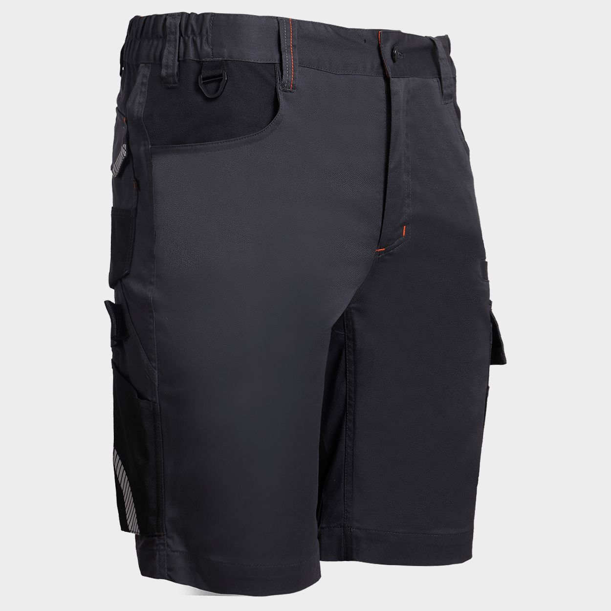 Работен къс панталон Kastor Stretch GREY/ORANGE - 5