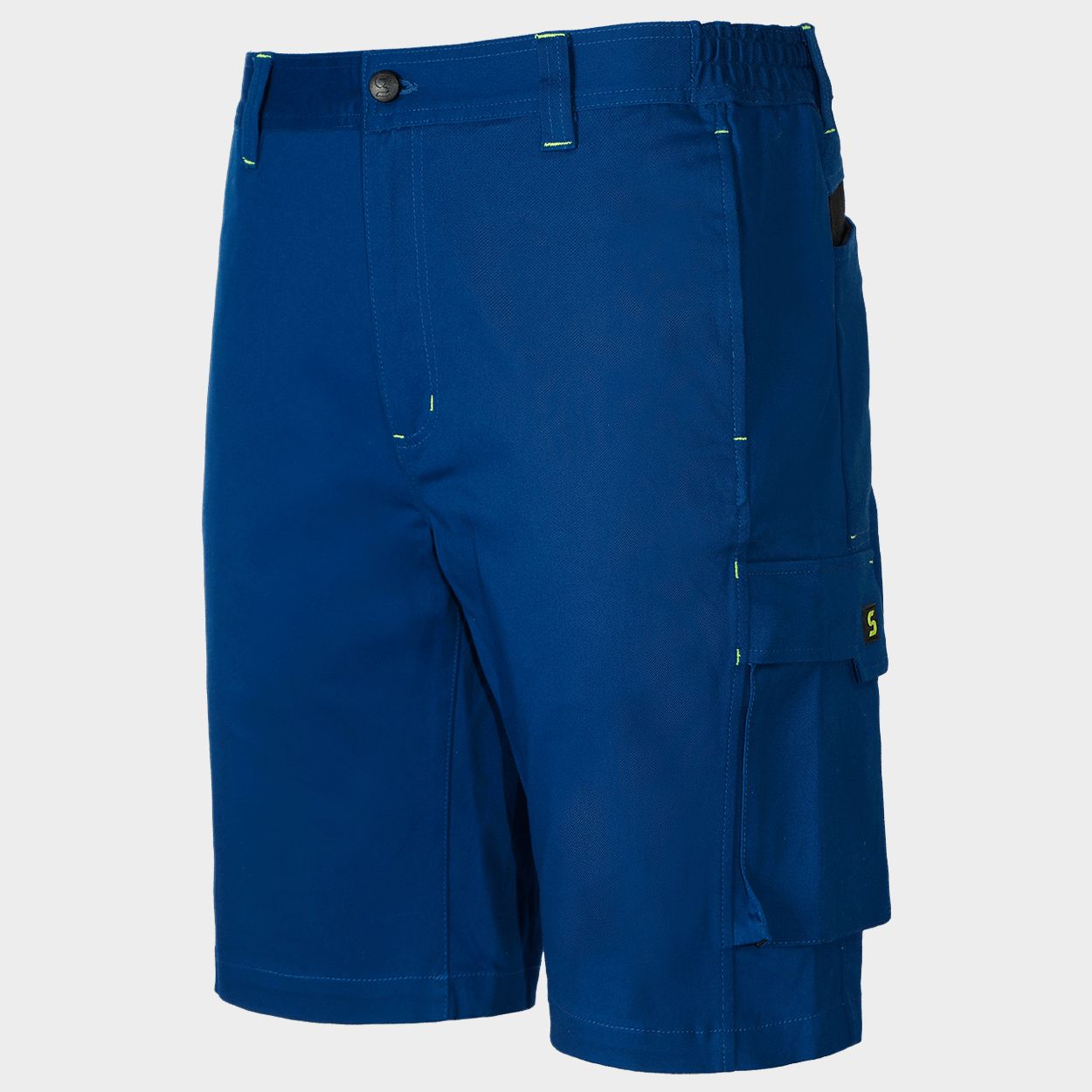 Работен къс панталон MELBOURNE STRETCH SPECIAL ROYAL BLUE/BLACK - 3