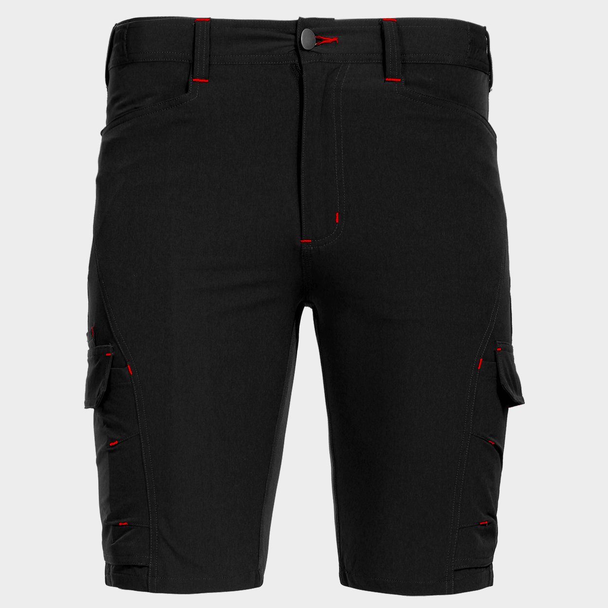 Pantaloni scurți de lucru VIGOR NEGRU/ROȘU - 1