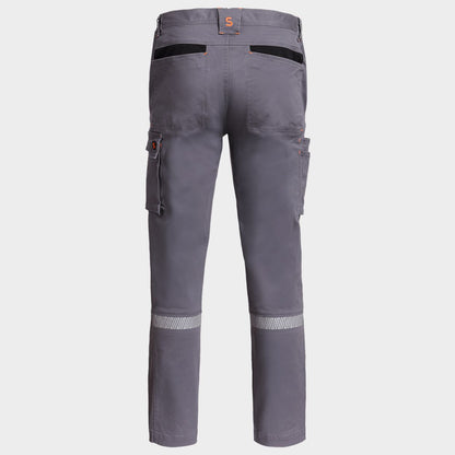 Παντελόνι εργασίας MELBOURNE STRETCH GREY/BLACK - 2