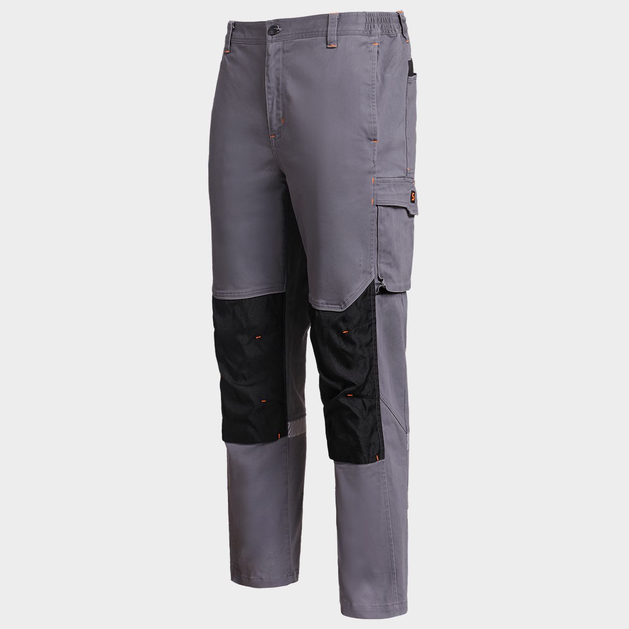 Παντελόνι εργασίας MELBOURNE STRETCH GREY/BLACK - 3