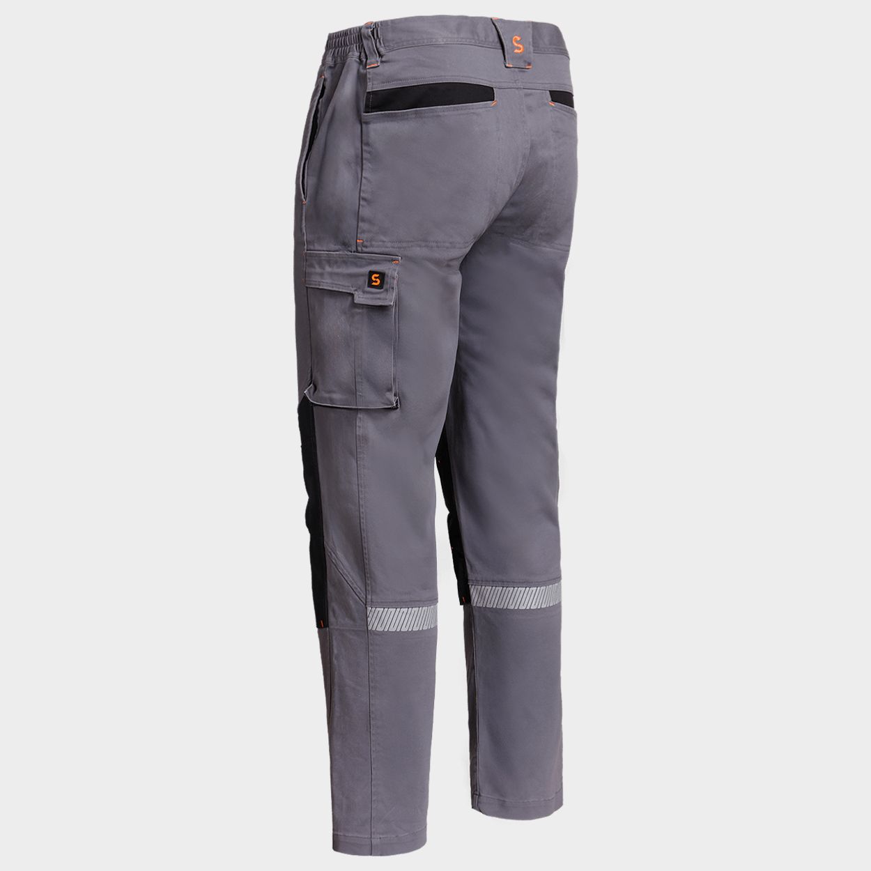 Παντελόνι εργασίας MELBOURNE STRETCH GREY/BLACK - 5