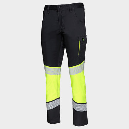 Работен панталон PRIMO HV LIGHT STRETCH YELLOW - 4