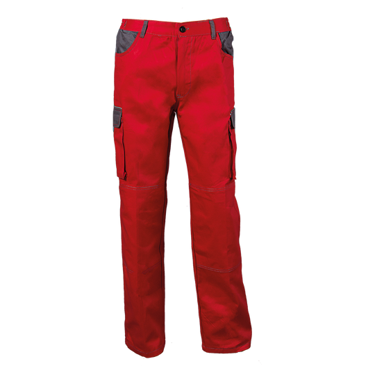 ASIMO TROUSERS Работен панталон 100% П,червен T-002R