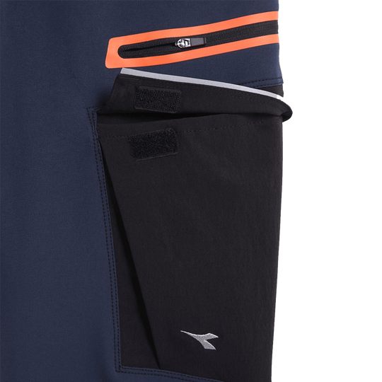 Work trousers DIADORA PANT HYBRID CARGO BLACK/BLUE - 2