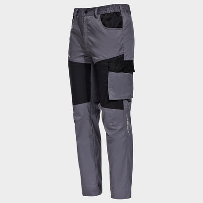 Work trousers EOS STRETCH LIGHT GREY/DARK GREY - 3