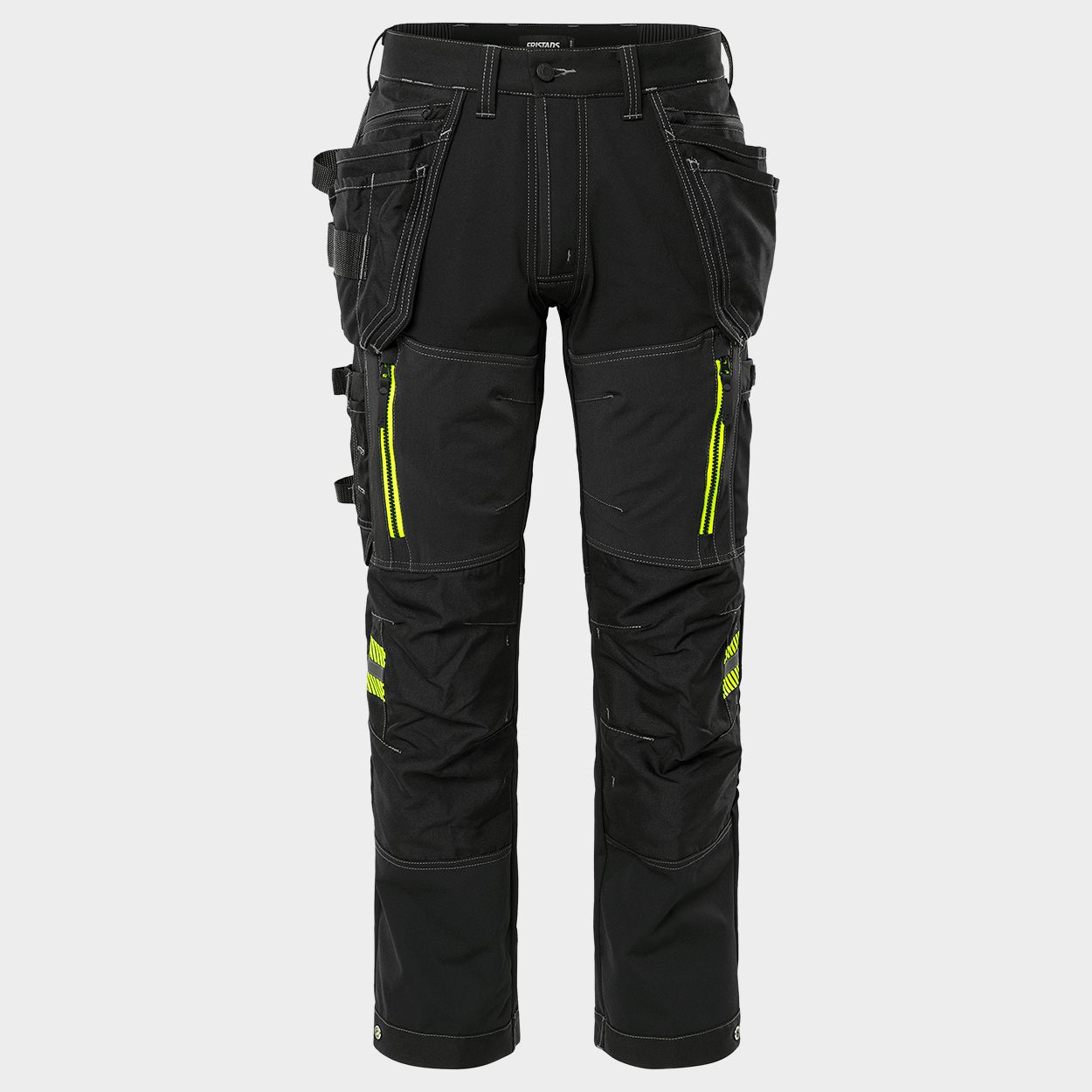 Work trousers FRISTADS CRAFTSMAN STRETCH BLACK - 1