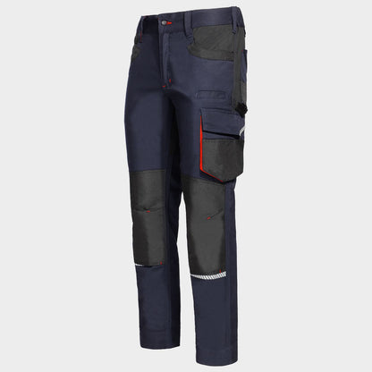 Pantaloni de lucru KASTOR STRETCH DARK BLUE/RED - 4
