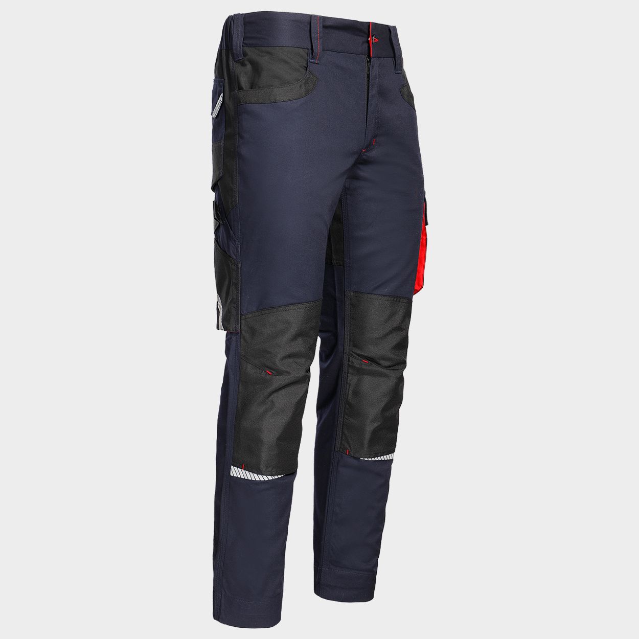 Pantaloni de lucru KASTOR STRETCH DARK BLUE/RED - 5