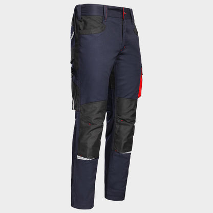 Pantaloni de lucru KASTOR STRETCH DARK BLUE/RED - 5