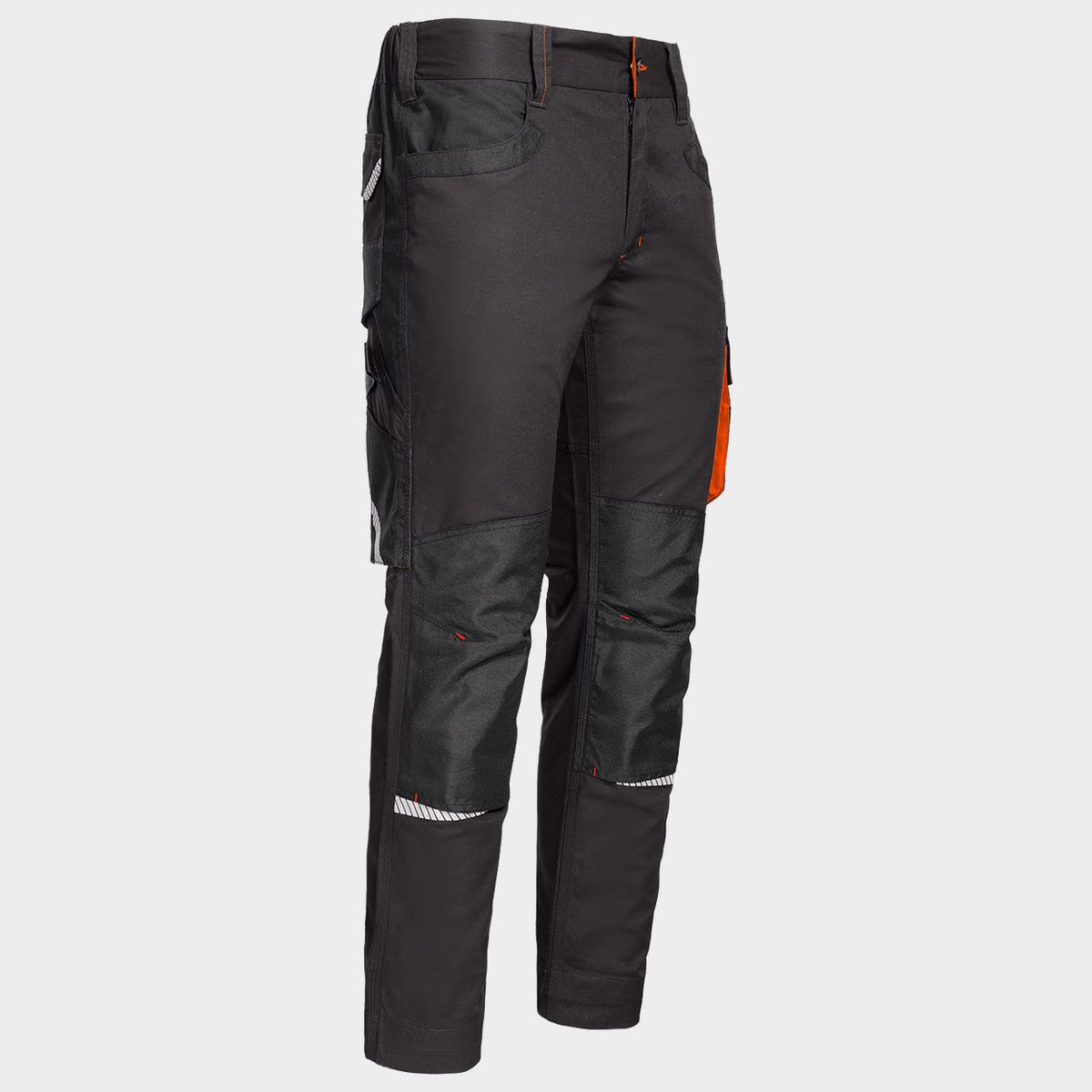 Работен панталон KASTOR STRETCH GREY/ORANGE - 4