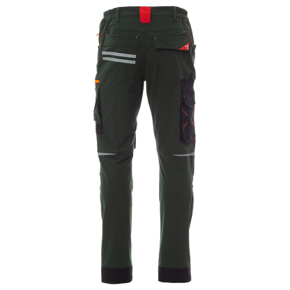Work trousers PAYPER NEXT 4W GREEN/BLACK - 2