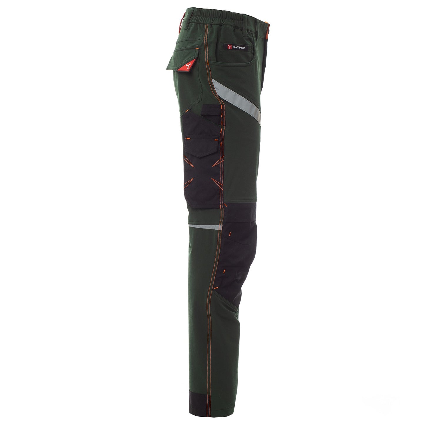 Work trousers PAYPER NEXT 4W GREEN/BLACK - 3