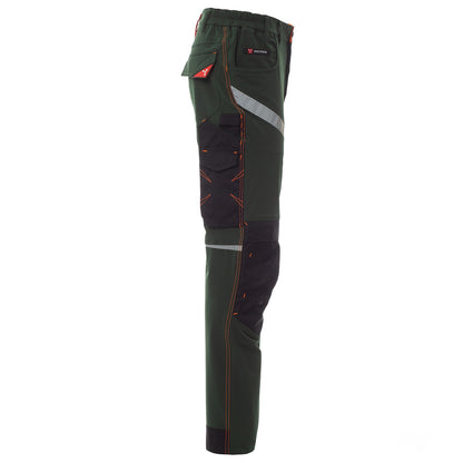 Work trousers PAYPER NEXT 4W GREEN/BLACK - 3