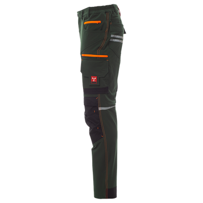 Work trousers PAYPER NEXT 4W GREEN/BLACK - 4
