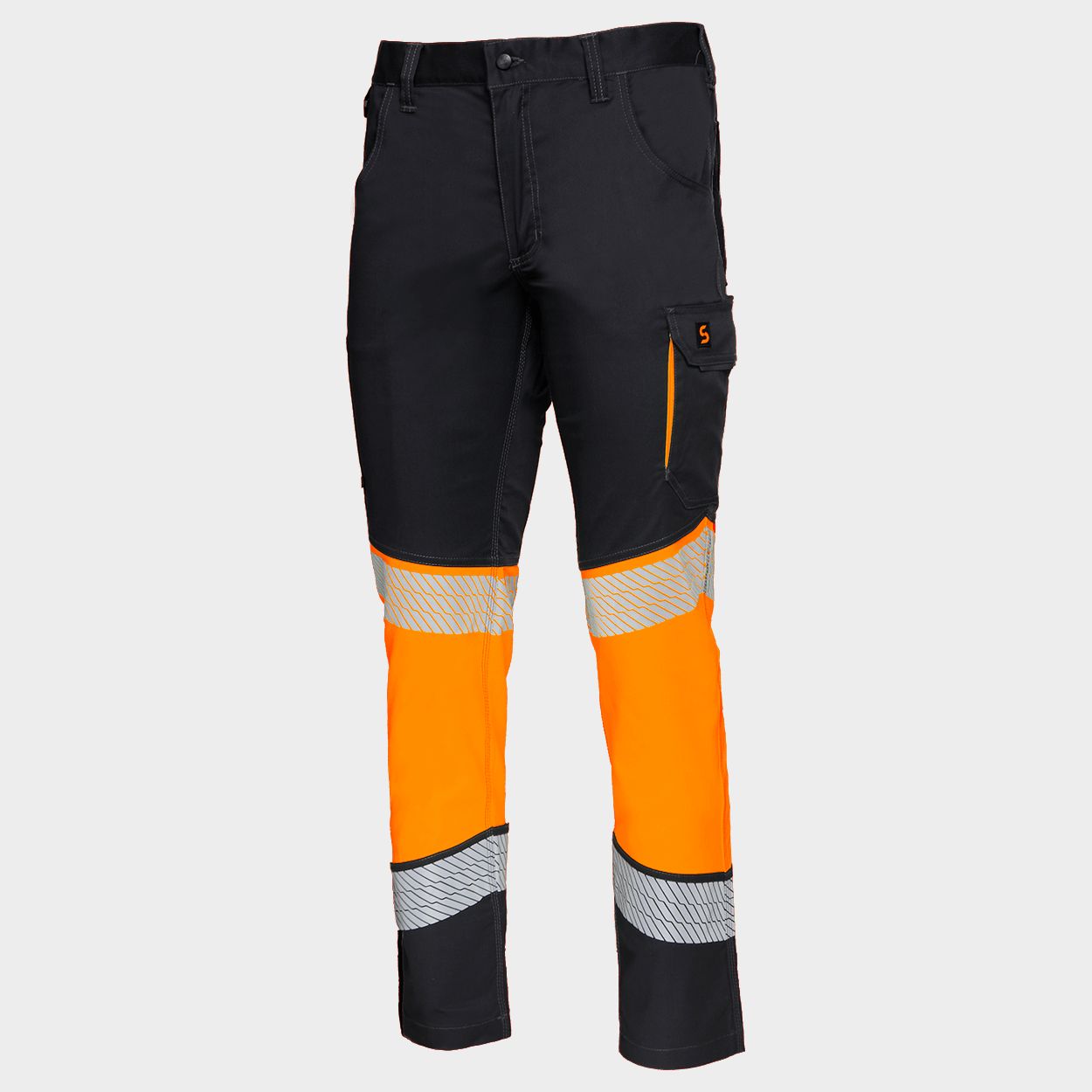 Работен панталон PRIMO HV STRETCH ORANGE - 4