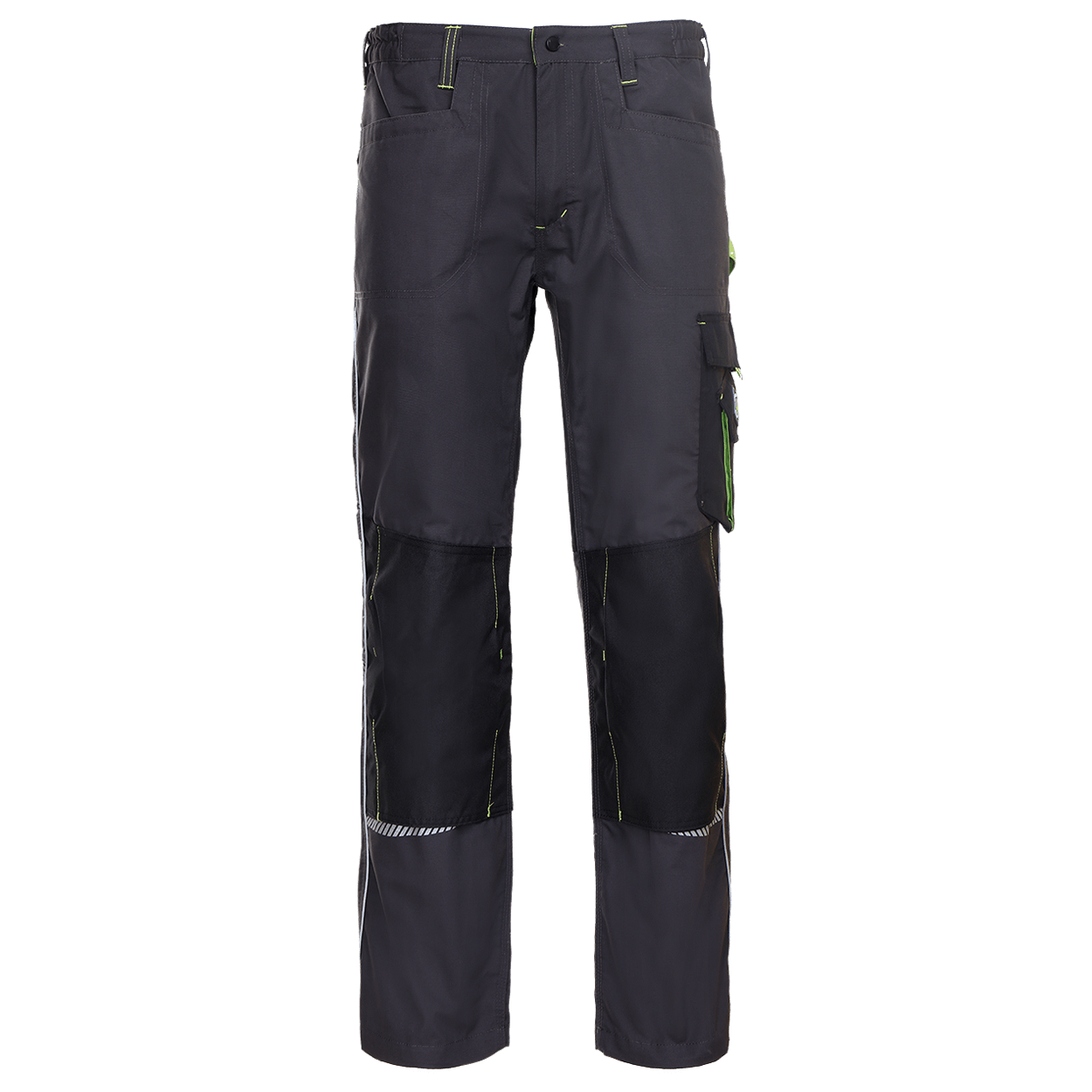 Work trousers PRISMA GREY/GREEN - 1