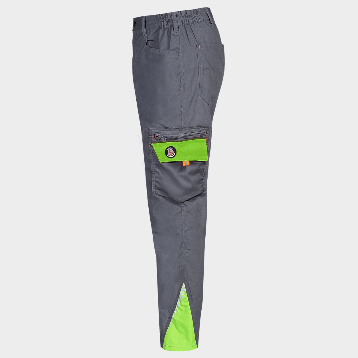 Παντελόνι εργασίας PRISMA LIGHT STRETCH GREY/GREEN - 3