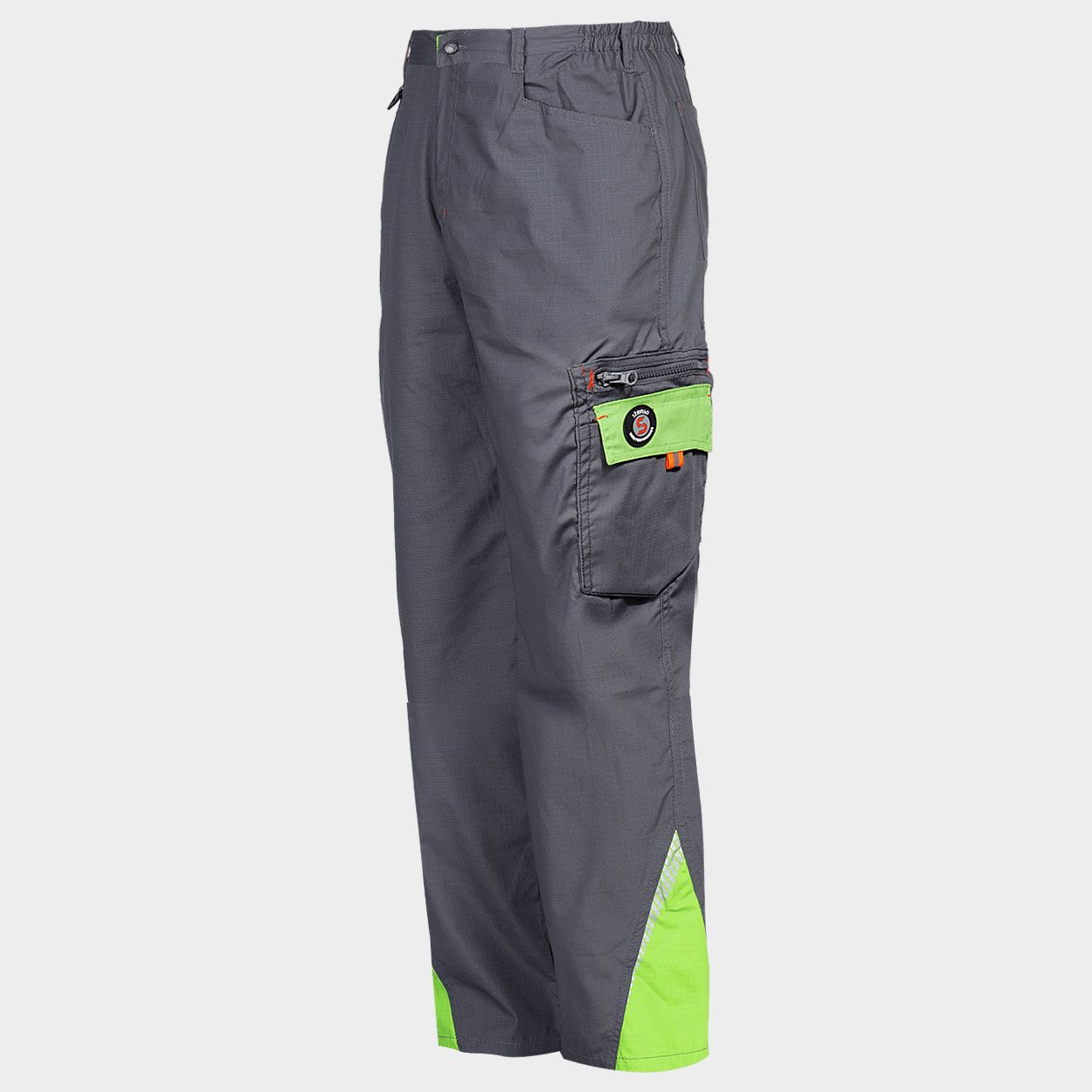 Παντελόνι εργασίας PRISMA LIGHT STRETCH GREY/GREEN - 4