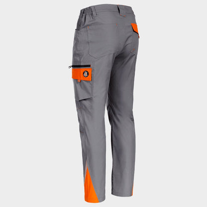 Work trousers PRISMA LIGHT STRETCH GREY/ORANGE - 5