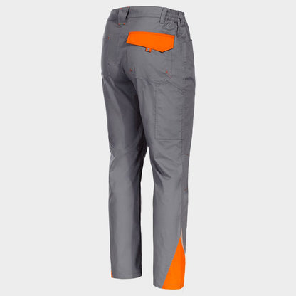 Work trousers PRISMA LIGHT STRETCH GREY/ORANGE - 6