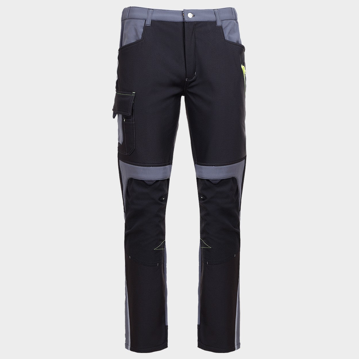 Работен панталон PRISMA SOFTSHELL 2.0 BLACK/GREY - 1