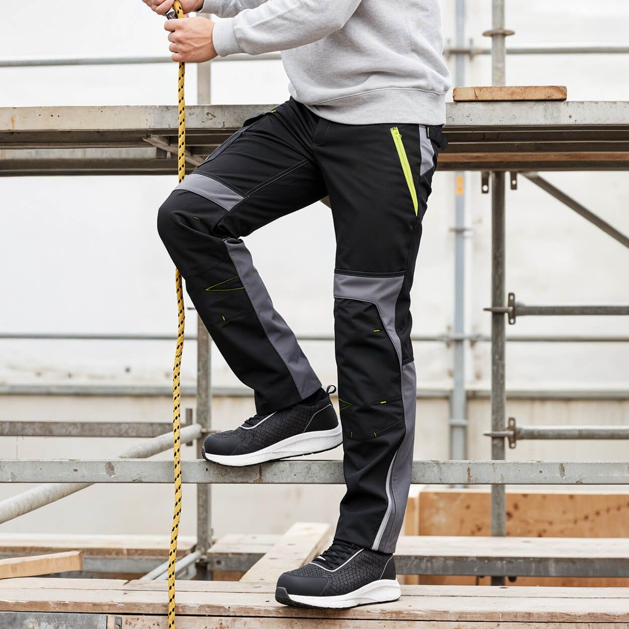 Работен панталон PRISMA SOFTSHELL 2.0 BLACK/GREY - 3