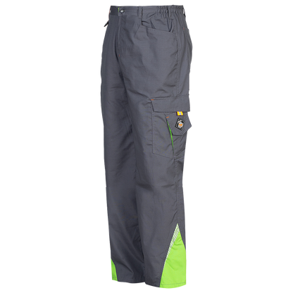 Pantalon de lucru PRISMA VARĂ GRI/VERDE - 3