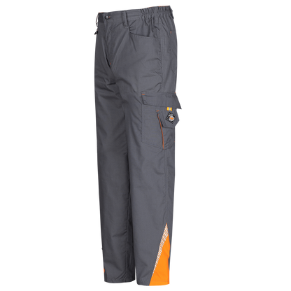 Pantaloni de lucru PRISMA VARĂ GRI/PORTOCALIU - 3