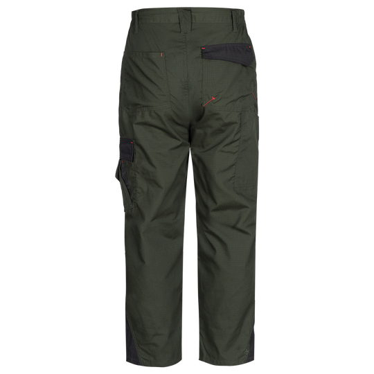 Pantaloni de lucru PRISMA VARĂ MASLINIU/NEGRU - 2