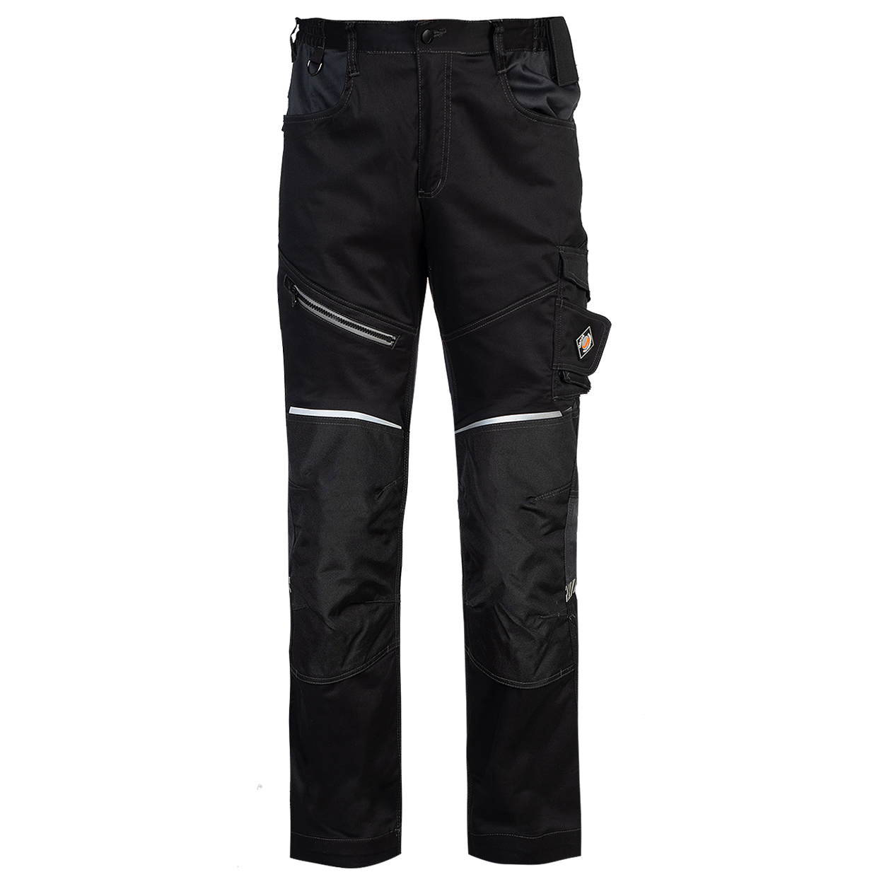 Работен панталон REVOLT 4STRETCH BLACK/DARK GREY/GREY - 1